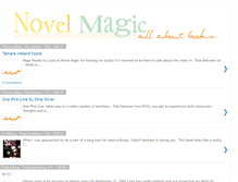 Tablet Screenshot of novelmagic.blogspot.com