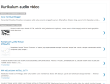 Tablet Screenshot of kurikulumaudiovideo-smk2tt.blogspot.com