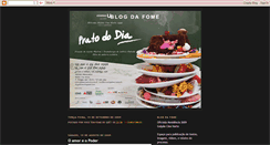 Desktop Screenshot of blogdafome.blogspot.com