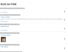 Tablet Screenshot of blogdafome.blogspot.com