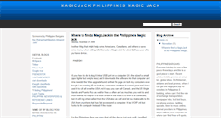 Desktop Screenshot of magicjackph.blogspot.com