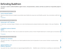 Tablet Screenshot of defendingbuddhism.blogspot.com