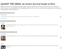 Tablet Screenshot of againstthegrain-peru.blogspot.com