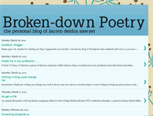 Tablet Screenshot of broken-downpoetry.blogspot.com