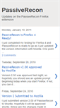 Mobile Screenshot of passiverecon.blogspot.com