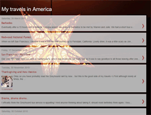 Tablet Screenshot of beckisamericatravels.blogspot.com