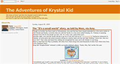 Desktop Screenshot of krystaladventure.blogspot.com