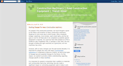 Desktop Screenshot of constructionmachinery2.blogspot.com