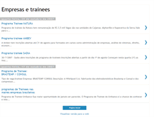 Tablet Screenshot of empresasetrainees.blogspot.com