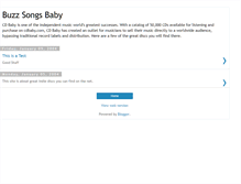 Tablet Screenshot of buzzsongsbaby.blogspot.com