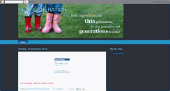 Desktop Screenshot of nextgeneration123.blogspot.com