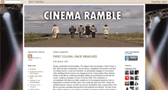 Desktop Screenshot of cinemaramble.blogspot.com
