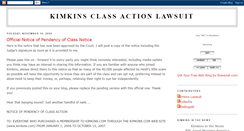 Desktop Screenshot of kimkinsclassactionlawsuit.blogspot.com