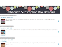 Tablet Screenshot of beautyboxreviews.blogspot.com