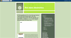 Desktop Screenshot of five-stars-electronics.blogspot.com