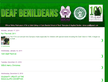 Tablet Screenshot of deaf-benildeans.blogspot.com