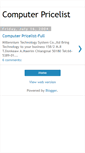 Mobile Screenshot of computer-pricelist.blogspot.com