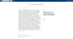Desktop Screenshot of iqtest10.blogspot.com
