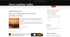 Desktop Screenshot of jazzguitartabs.blogspot.com