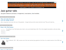 Tablet Screenshot of jazzguitartabs.blogspot.com