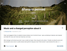 Tablet Screenshot of bhavana-pen.blogspot.com