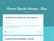 Tablet Screenshot of marianfajardo.blogspot.com