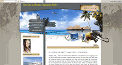 Desktop Screenshot of imonaboatspring2011.blogspot.com