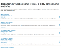 Tablet Screenshot of destinfloridavacationhomerentals.blogspot.com