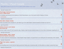 Tablet Screenshot of planetecanadaplanet.blogspot.com