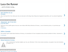 Tablet Screenshot of lucatherunner.blogspot.com