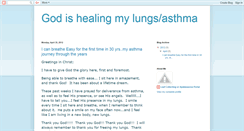 Desktop Screenshot of godishealingmylungs.blogspot.com