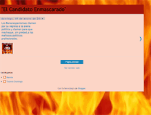 Tablet Screenshot of elcandidatoenmascarado.blogspot.com