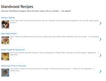 Tablet Screenshot of islandwoodrecipes.blogspot.com