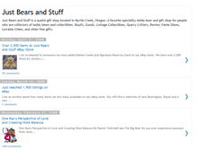 Tablet Screenshot of justbearsandstuff.blogspot.com