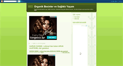 Desktop Screenshot of organik-beslenme-saglikli-yasam.blogspot.com