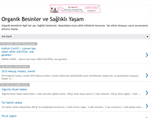 Tablet Screenshot of organik-beslenme-saglikli-yasam.blogspot.com