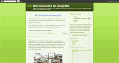 Desktop Screenshot of mini-dicionario-de-geografia.blogspot.com