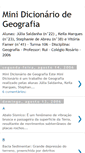 Mobile Screenshot of mini-dicionario-de-geografia.blogspot.com