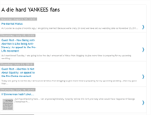 Tablet Screenshot of adiehardyankeesfan.blogspot.com