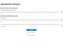 Tablet Screenshot of abandonedatlanta.blogspot.com
