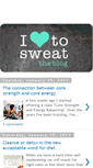 Mobile Screenshot of ihearttosweat.blogspot.com