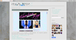 Desktop Screenshot of frugalartist.blogspot.com