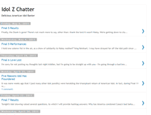 Tablet Screenshot of idolzchatter.blogspot.com