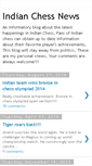 Mobile Screenshot of indianchessnews.blogspot.com