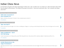 Tablet Screenshot of indianchessnews.blogspot.com