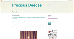 Desktop Screenshot of precious-deedee.blogspot.com