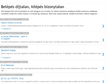 Tablet Screenshot of belepesdijtalankilepesbizonytalan.blogspot.com