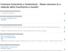 Tablet Screenshot of consumoconscientesustentavel.blogspot.com