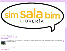 Tablet Screenshot of libreriasimsalabim.blogspot.com