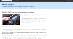 Desktop Screenshot of clevergenius.blogspot.com